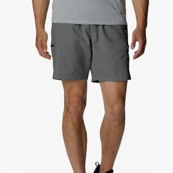 Men’s Columbia Mountaindale Short, City Grey, Small, 8” Inseam NWT - Picture 1 of 8